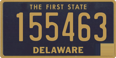 DE license plate 155463