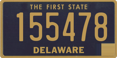 DE license plate 155478