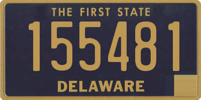 DE license plate 155481