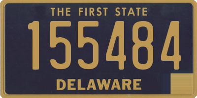 DE license plate 155484