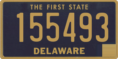 DE license plate 155493