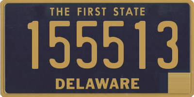 DE license plate 155513