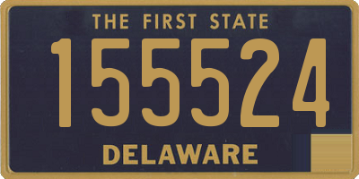 DE license plate 155524