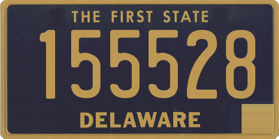 DE license plate 155528