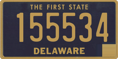 DE license plate 155534