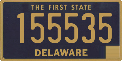 DE license plate 155535