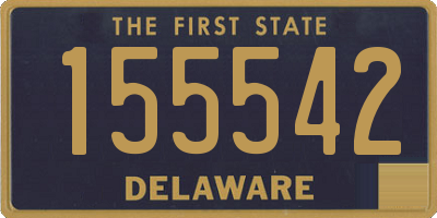 DE license plate 155542