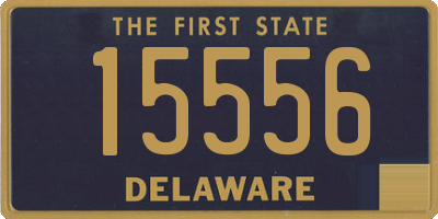 DE license plate 15556