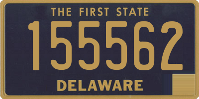 DE license plate 155562