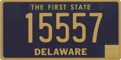 DE license plate 15557