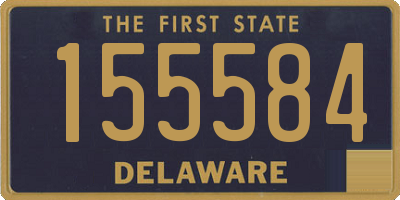 DE license plate 155584