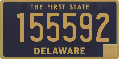 DE license plate 155592