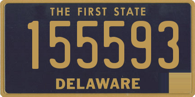 DE license plate 155593