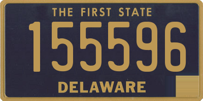 DE license plate 155596