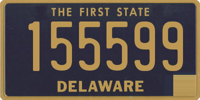 DE license plate 155599