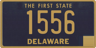 DE license plate 1556