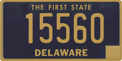 DE license plate 15560