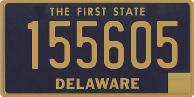 DE license plate 155605