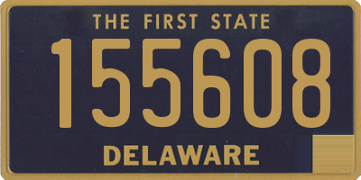 DE license plate 155608