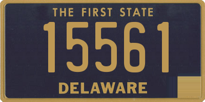 DE license plate 15561