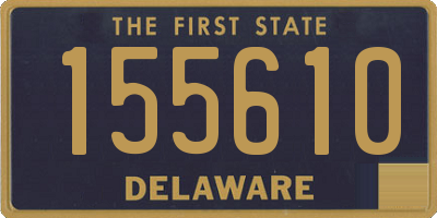 DE license plate 155610