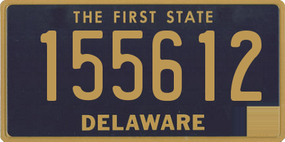 DE license plate 155612