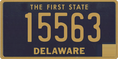 DE license plate 15563