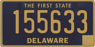 DE license plate 155633