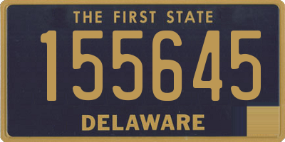 DE license plate 155645