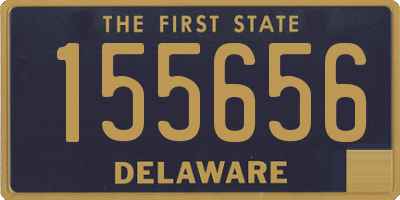 DE license plate 155656