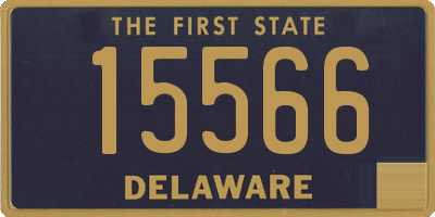 DE license plate 15566