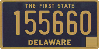 DE license plate 155660