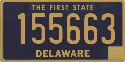 DE license plate 155663