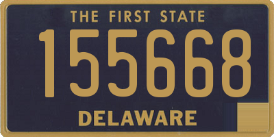 DE license plate 155668