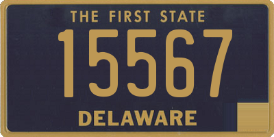 DE license plate 15567