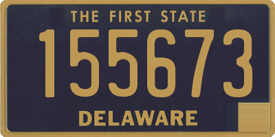 DE license plate 155673