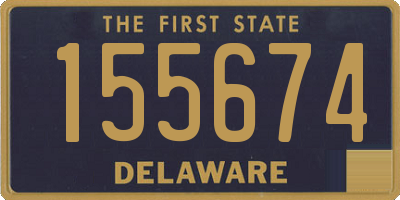 DE license plate 155674