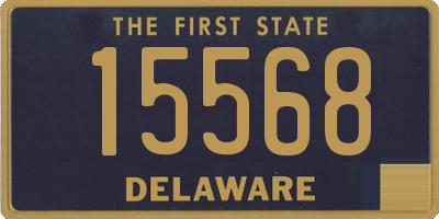 DE license plate 15568