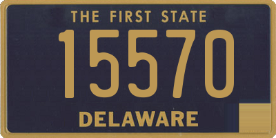 DE license plate 15570