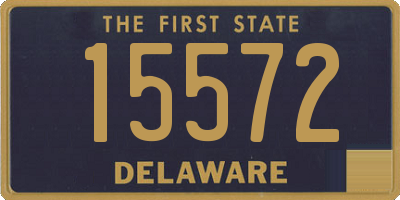 DE license plate 15572