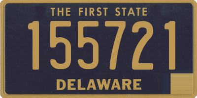 DE license plate 155721