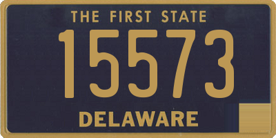 DE license plate 15573