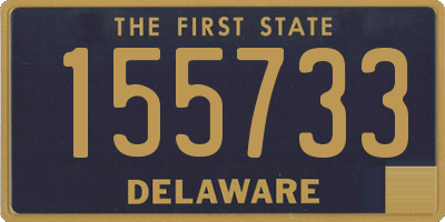 DE license plate 155733