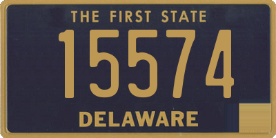 DE license plate 15574