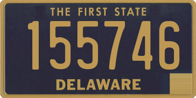 DE license plate 155746