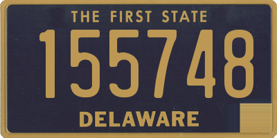 DE license plate 155748