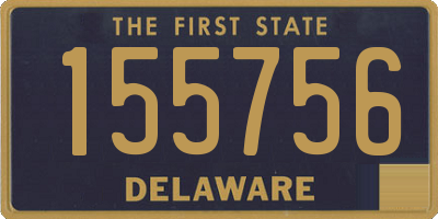 DE license plate 155756