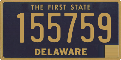 DE license plate 155759