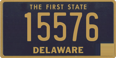 DE license plate 15576