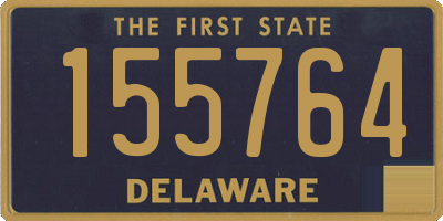 DE license plate 155764